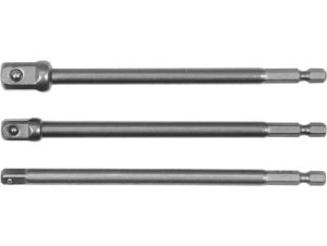 ADAPTERY DO NASADEK HEX 1/4 "3/8" 1/2" 3SZT.